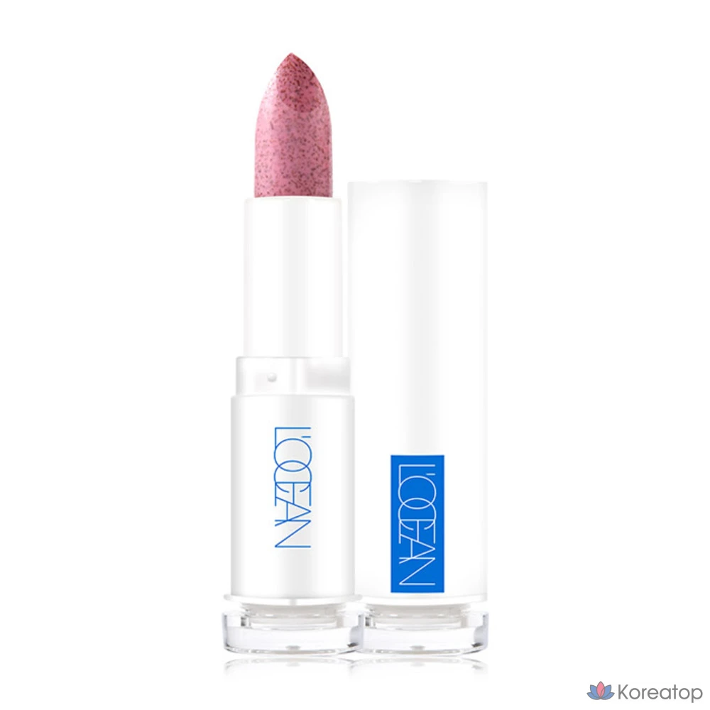 Сахарный скраб для губ L'OCEAN, оттенок «Черный сахар – розовый», 3,5 г, 1 шт.