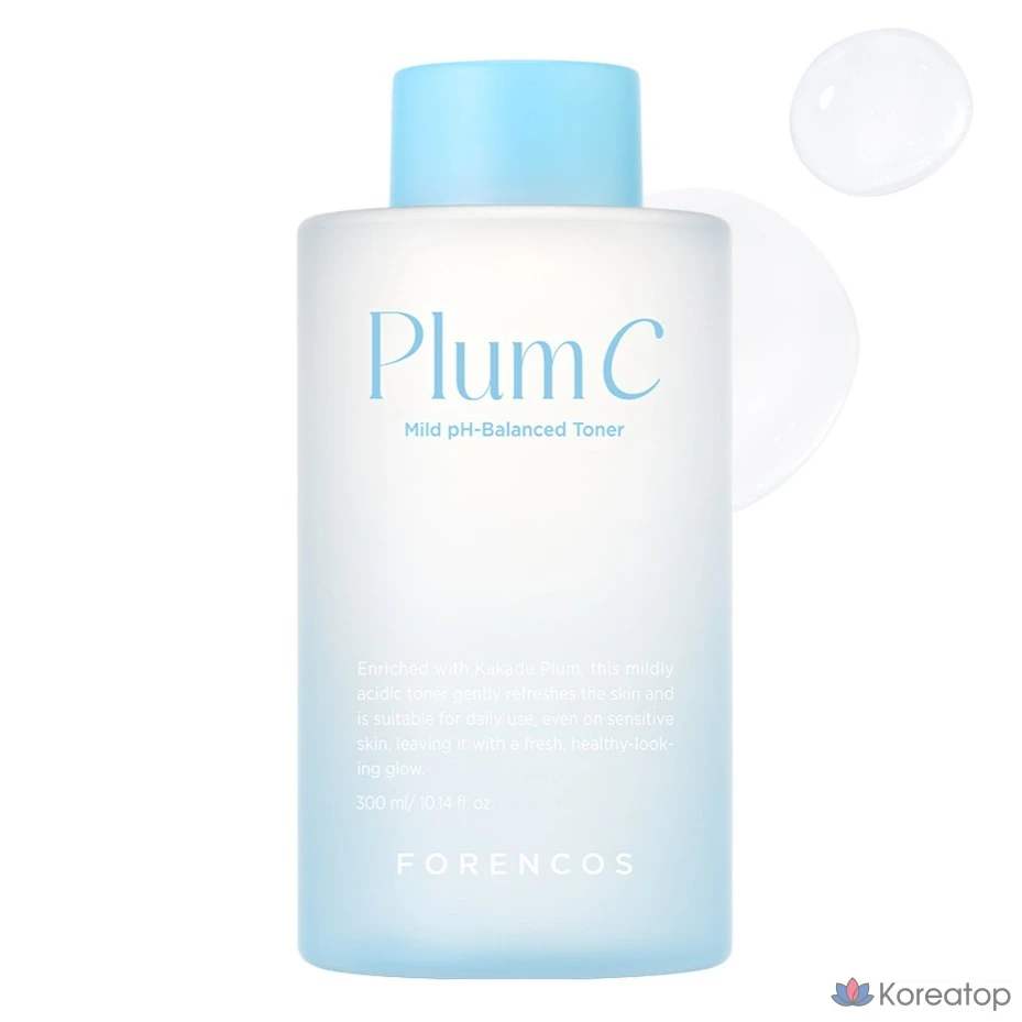 Тоник для лица Forencos Plum C Mild с мягкой кислотностью, 300 мл, 1 шт.