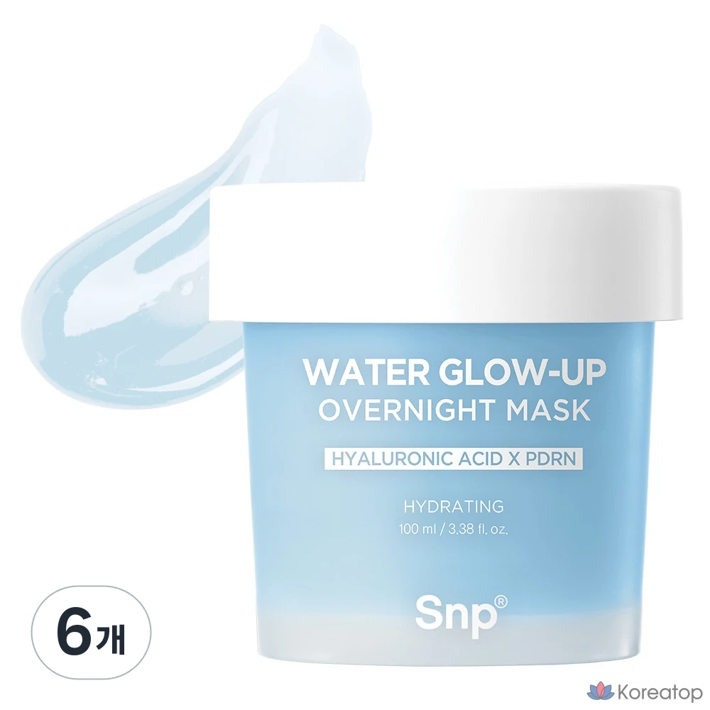 Тканевая маска для лица SNP Hydrating Sleeping Mask, 100 мл, 6 шт.