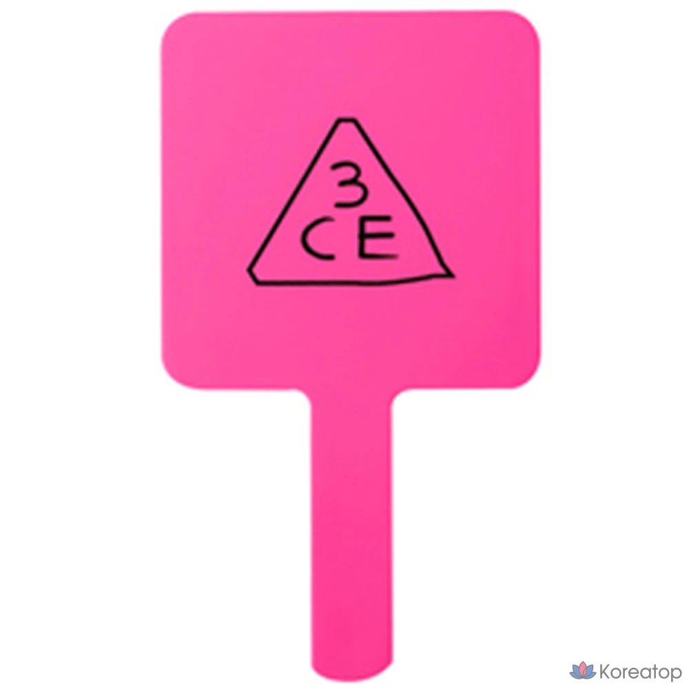 Зеркало 3CE Square Hand Mirror, Pink, 1 шт.