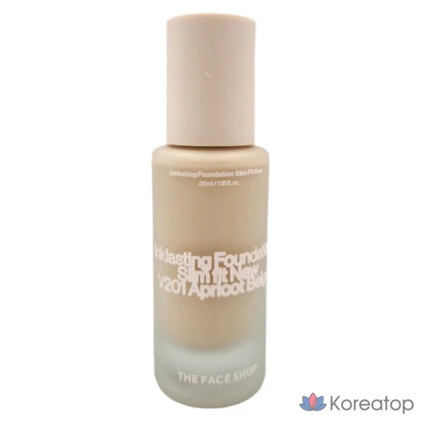 Тональная основа The Face Shop Ink Lasting Foundation Slim Fit New, 35 мл, 1 шт.