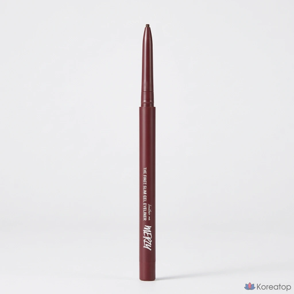 Гелевая подводка для глаз MERZY The First Slim Gel Eyeliner, оттенок GS5 Burgundy Beryl, 1 шт.