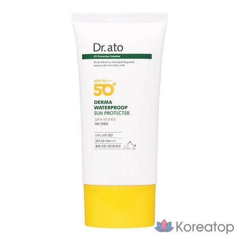 Водостойкий солнцезащитный крем Dr. Ato SPF50+ PA++++, 80 мл