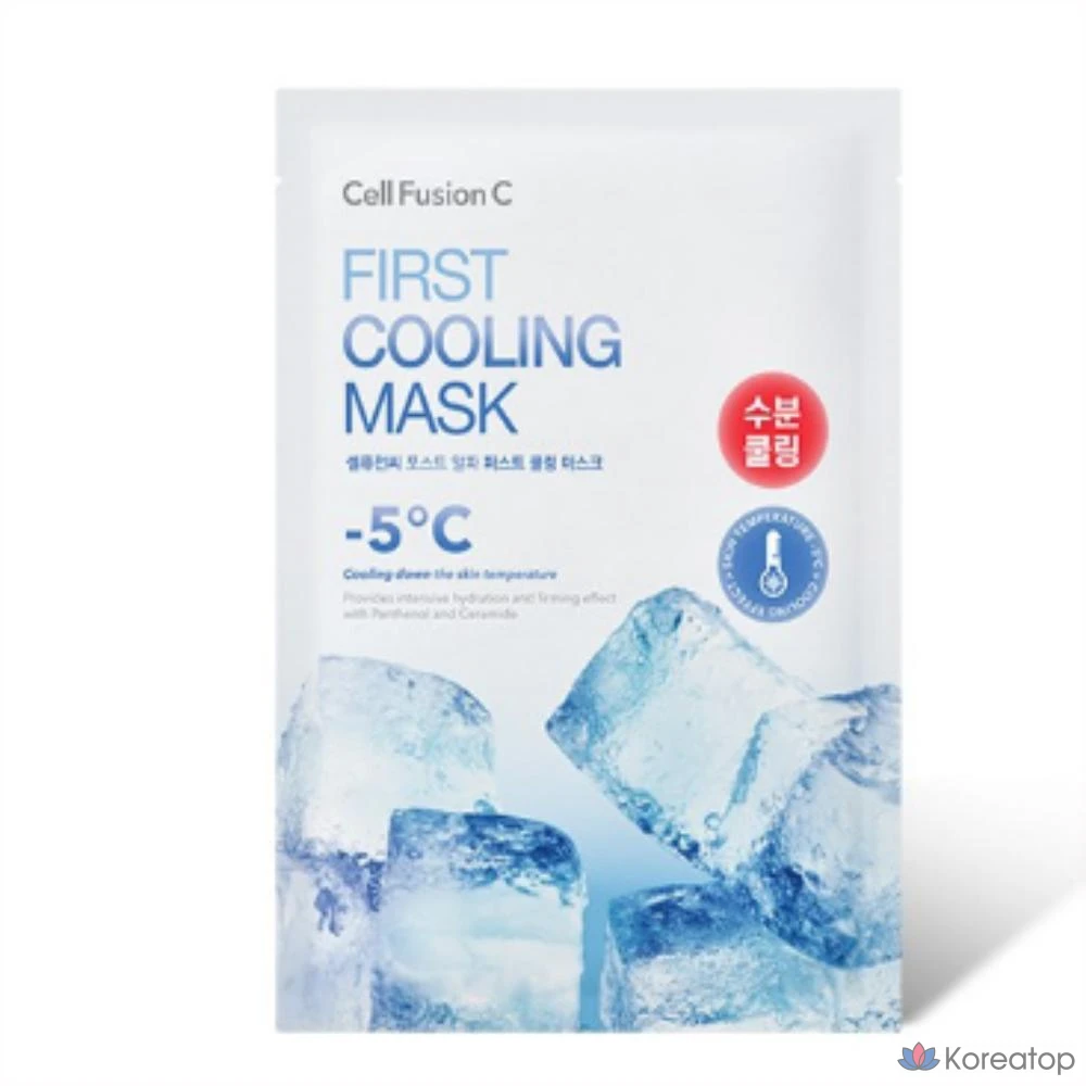Тканевая маска для лица CELL FUSION C Post Alpha First Cooling Mask, 5 шт.