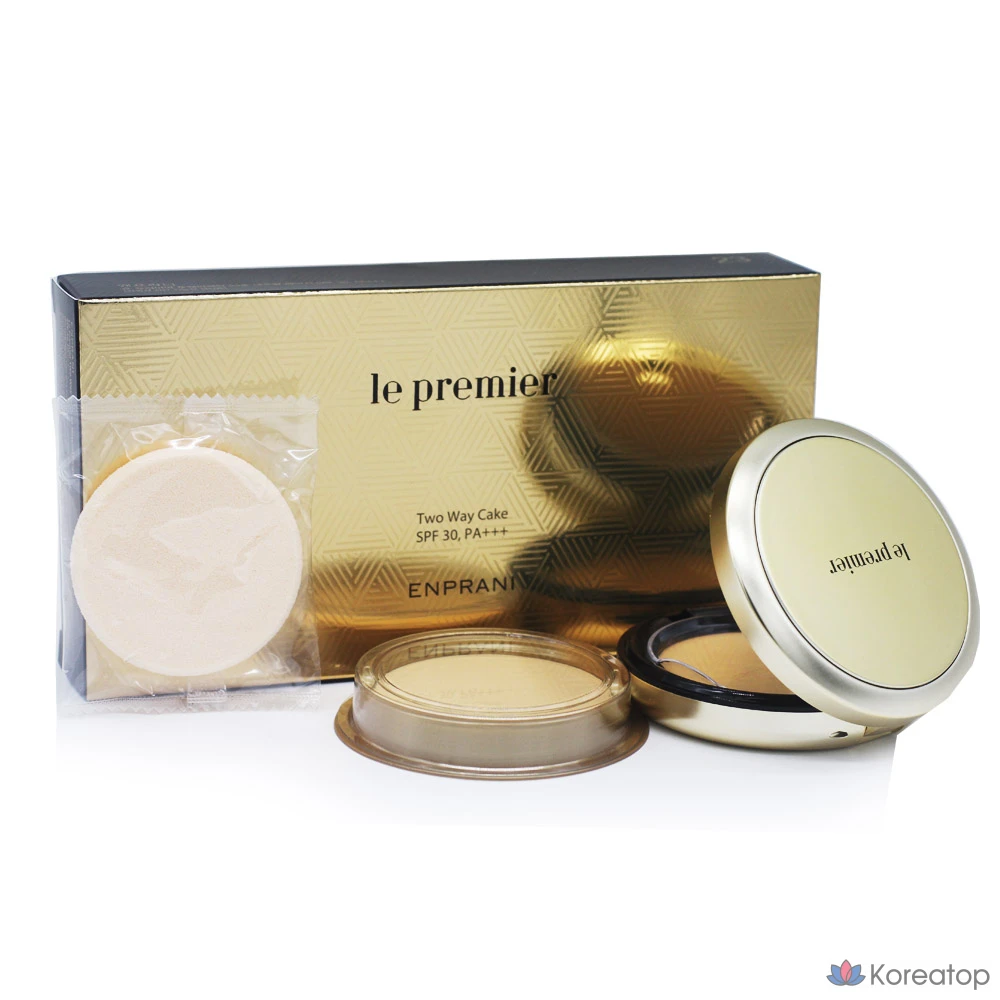 Компактная пудра Enprani Le Premier Two Way Cake, оттенок 23 Natural Beige, 1 шт.