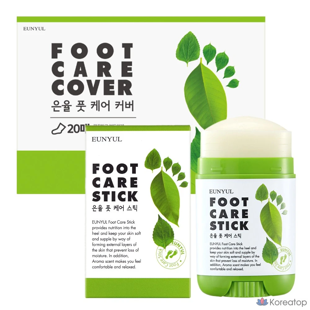 Стик для ухода за ногами Eunyul, 20 г, 1 защитная пленка (20 листов)
