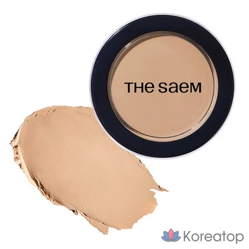 Консилер The Saem Cover Perfection Pot Concealer, оттенок 01 Clear Beige