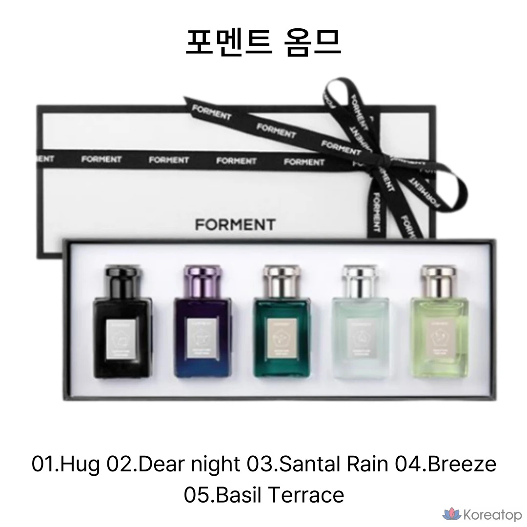 Forment For Men Signature Perfume Cotton Hug Discovery Homme Men 5ml X 5-piece set, 1 piece