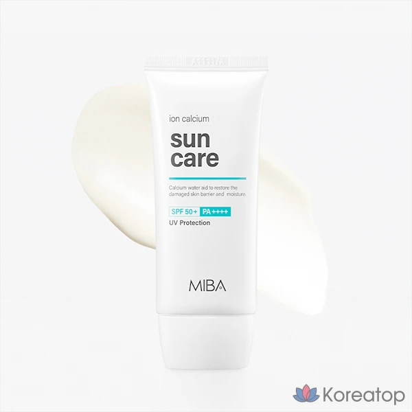 Солнцезащитный крем MIBA Ion Calcium Sun Care SPF50+ PA++++, 60 мл, 1 шт.