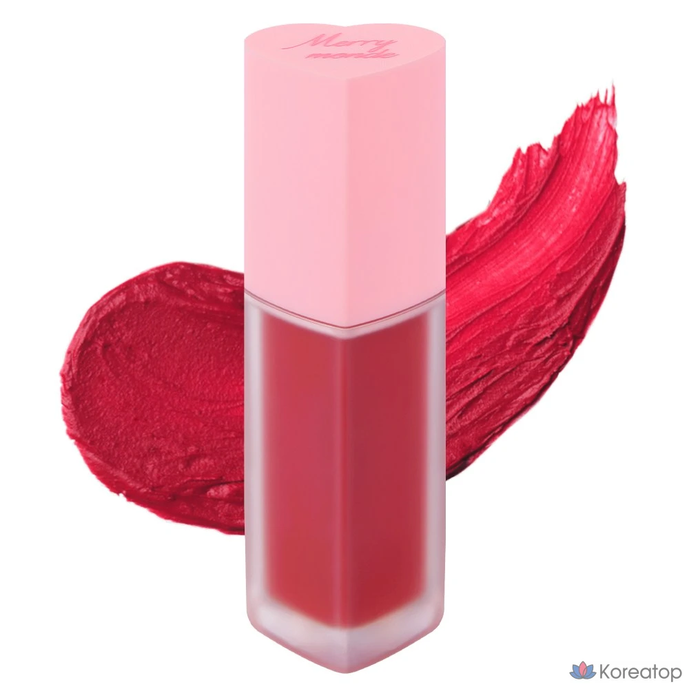 Тинт для губ Heartpercent Merrymond Cherry Heart Mega Tint, оттенок Berry Cherry, 1 шт.
