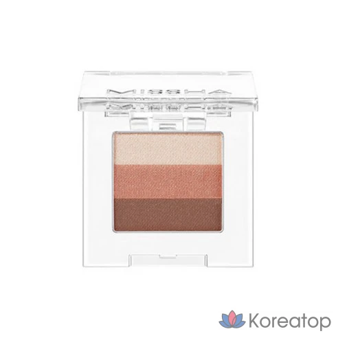 Тени для век Missha Triple Shadow № 14 Dewy Apricot