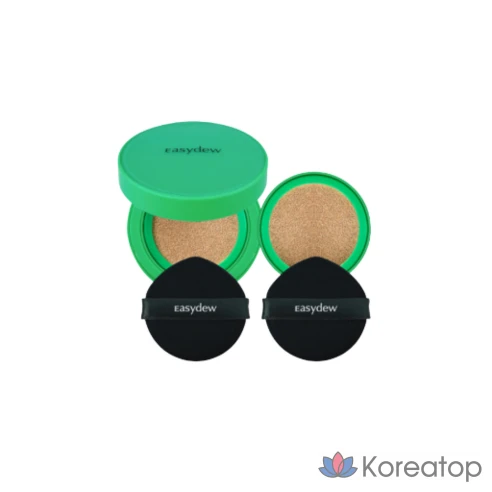 Тонирующий ампульный кушон Easydew Mela B Toning Ampoule Cushion SPF 50+ PA+++ с запасным блоком, оттенок 21 Natural