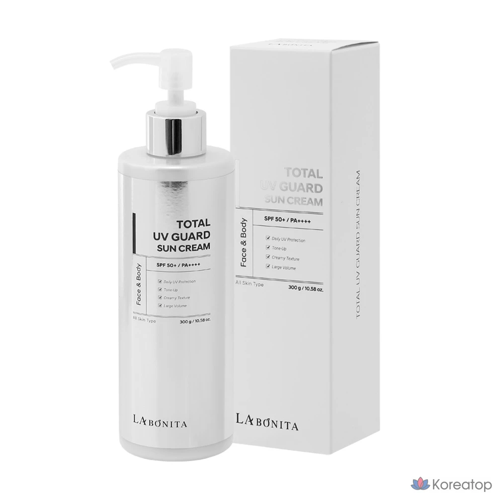 Солнцезащитный крем Labonita Total UV Guard SPF50+ PA++++, 300 г, 1 шт.
