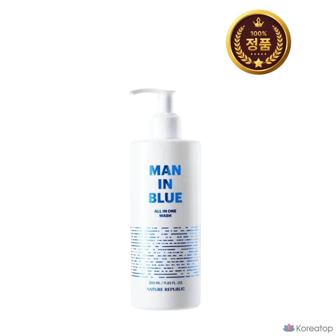 Мужской гель для умывания и очищения лица и тела Nature Republic Men, 350 мл, 1 шт.