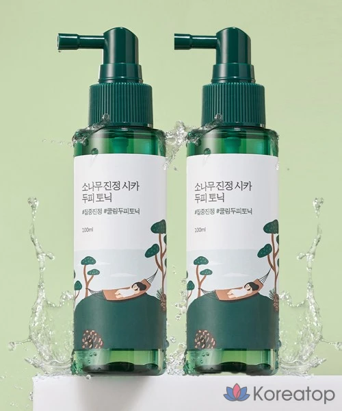 Тонер для кожи головы Round Lab Pine Calming Cica Scalp Tonic, 100 мл, 2 шт.