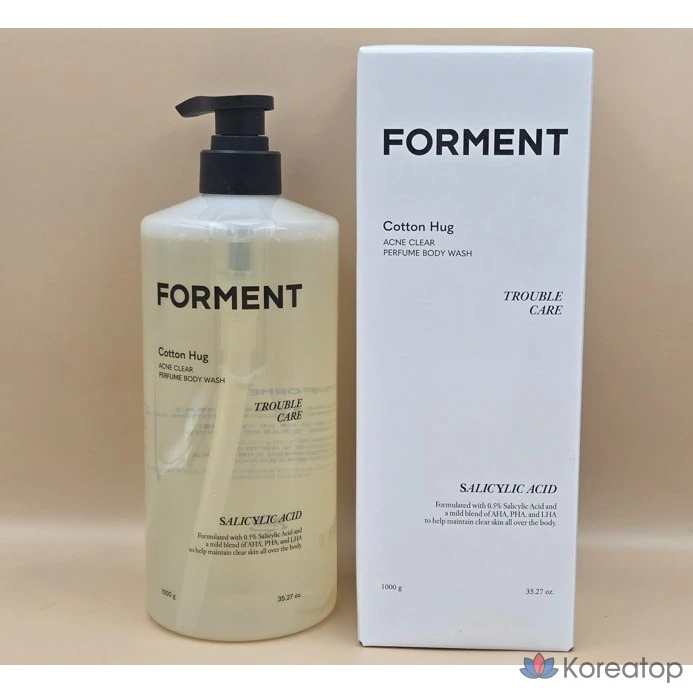 Гель для душа Forment Signature Perfume Acne Body Wash Cotton Hug, 1 л, 1 шт.