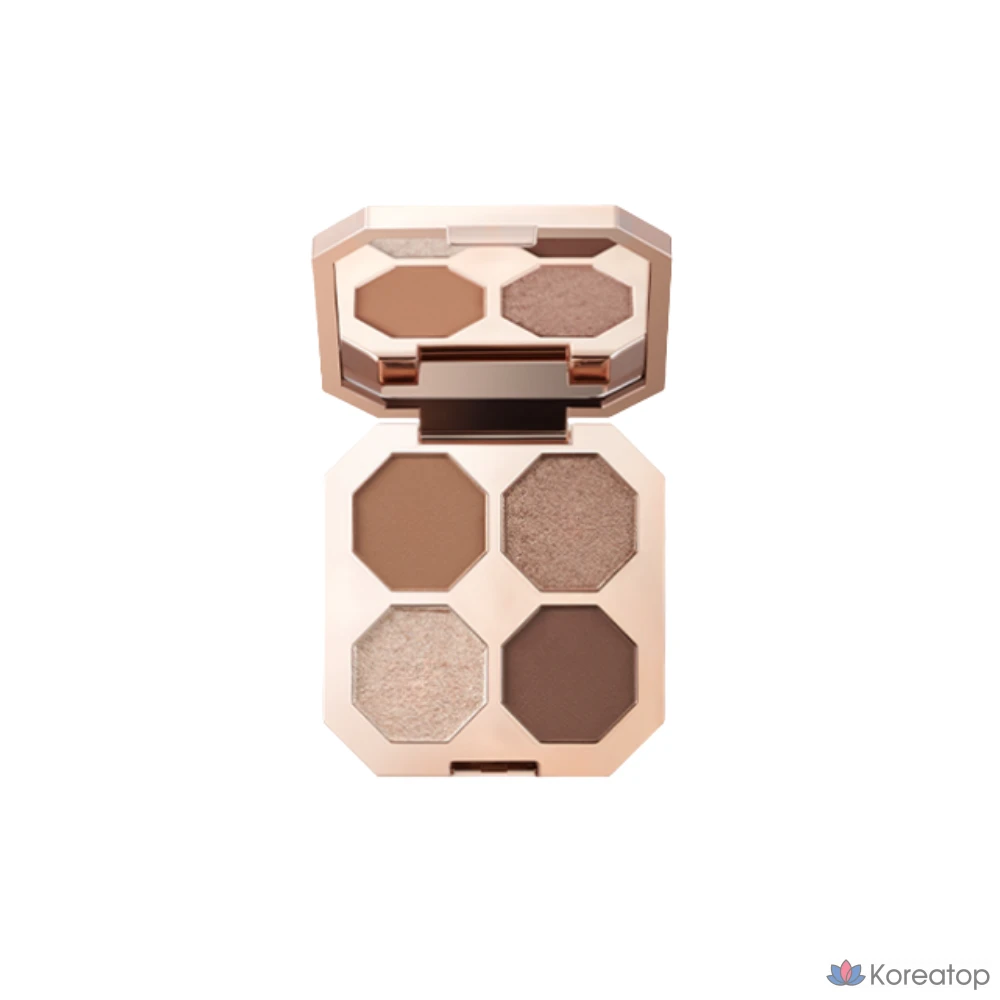 Теневой палитра Dear Dahlia Dream Velvet Eyeshadow Palette, оттенок Moonlit Desert, 5.1 г, 1 шт.