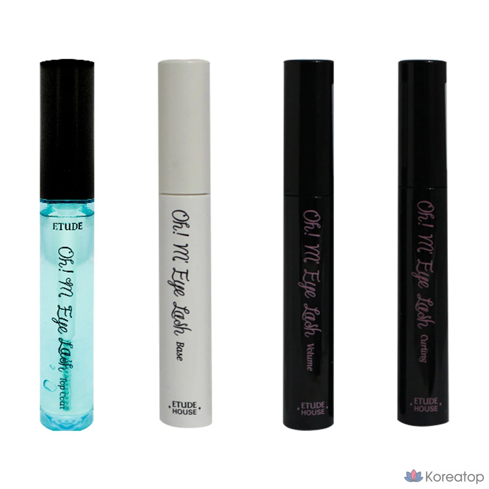 Тушь для ресниц Etude House Oh My Lash Mascara, оттенок 1 Top Coat, 1 шт.
