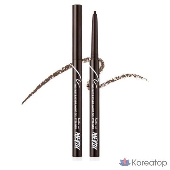 Гель для подводки глаз MERZY The First Easy Drawing Gel Liner, оттенок EG2/Chestnut, 0.14 г, 1 шт.