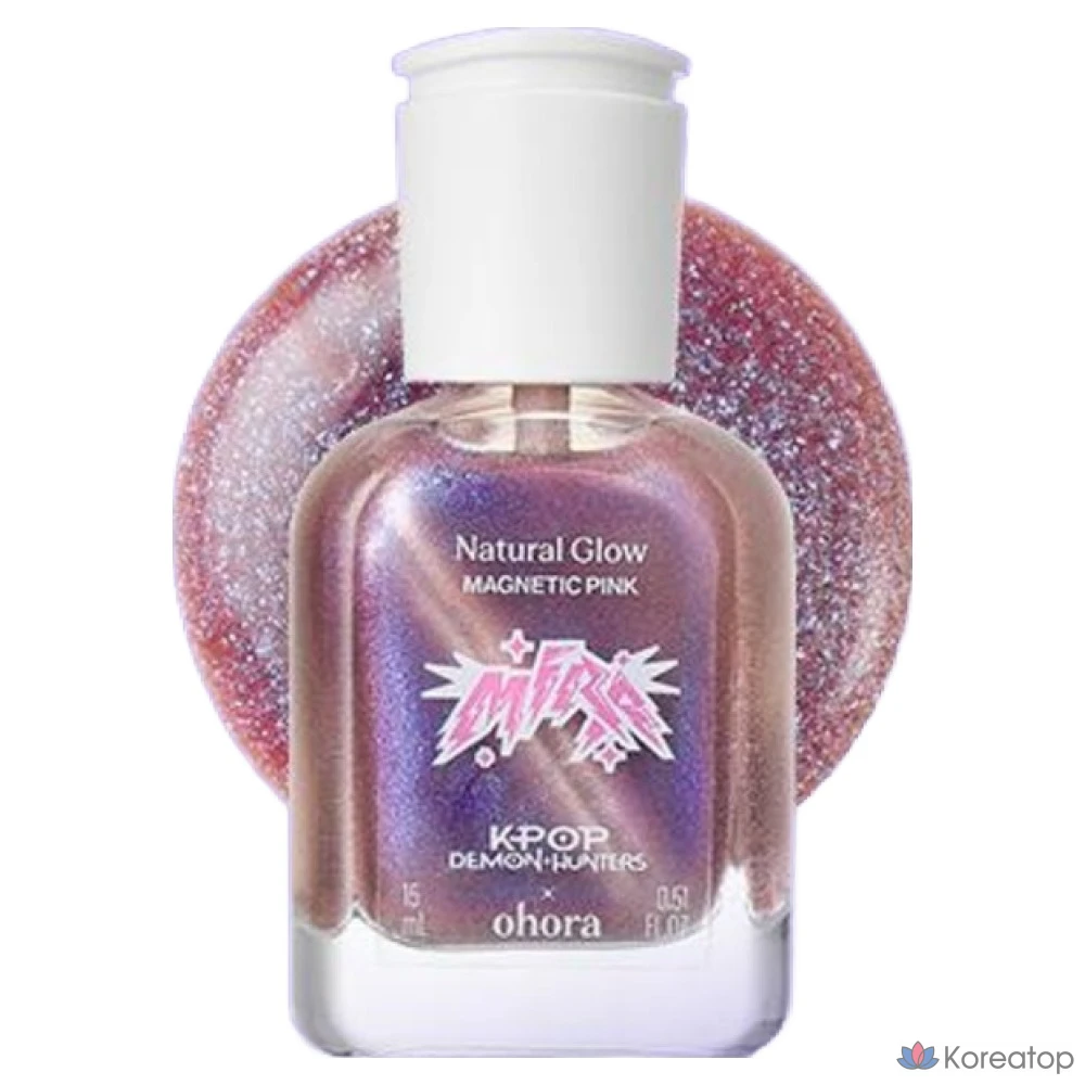 Укрепляющее средство для ногтей Ohora Magnetic Pink, 15 мл, 1 шт.
