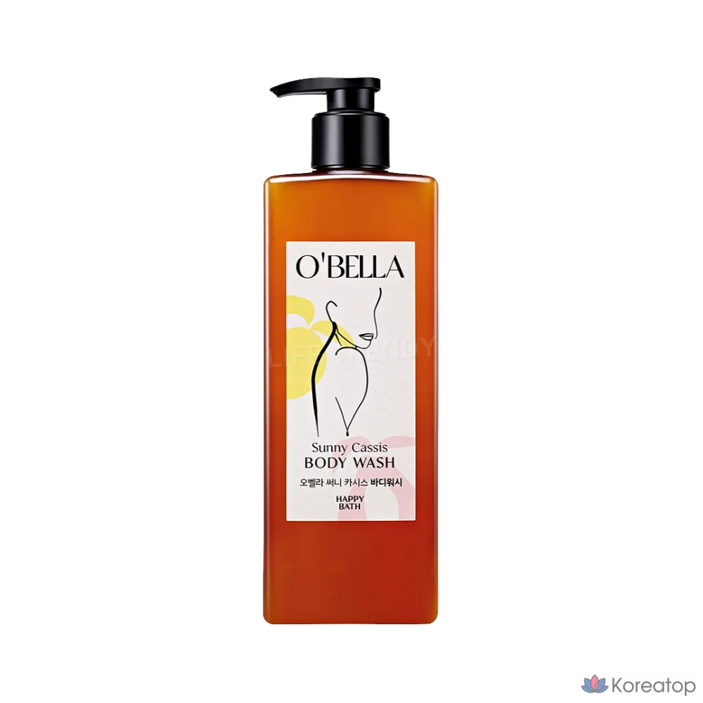 Гель для душа Happy Bath Obella Sunny Cassis, 600 мл, 1 шт.