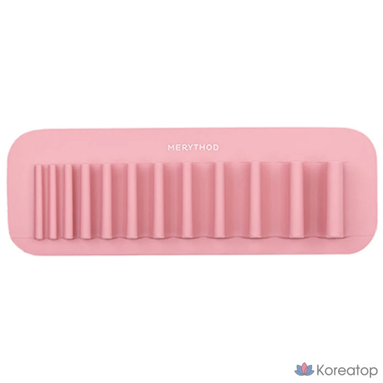 Многофункциональный держатель для кистей Merythod, розовый, 1 шт.