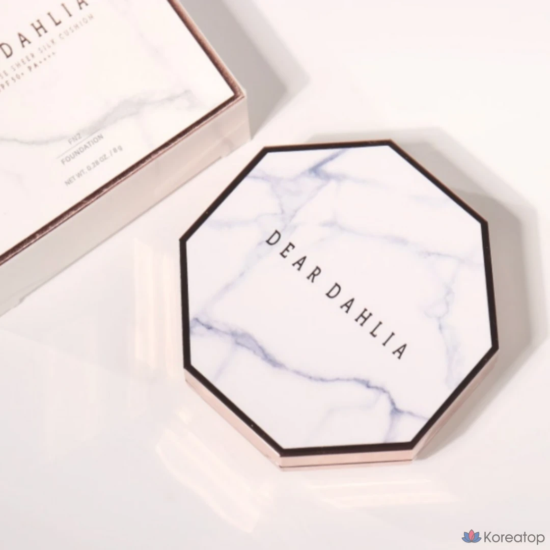 Кушон Dear Dahlia Skin Paradise Sheer Silk Cushion SPF 50+ PA++++, оттенок FC1, 8 г, 1 шт.
