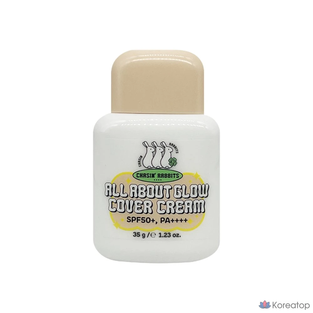 Крем для лица Chasin Rabbits All About Glow Cover Cream SPF50+, 35 мл, 1 шт.