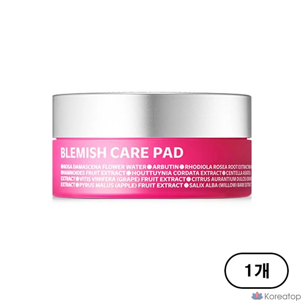Подушечки для ухода за проблемной кожей Isoi Blemish Care, 50 г, 25 листов, 1 упаковка.