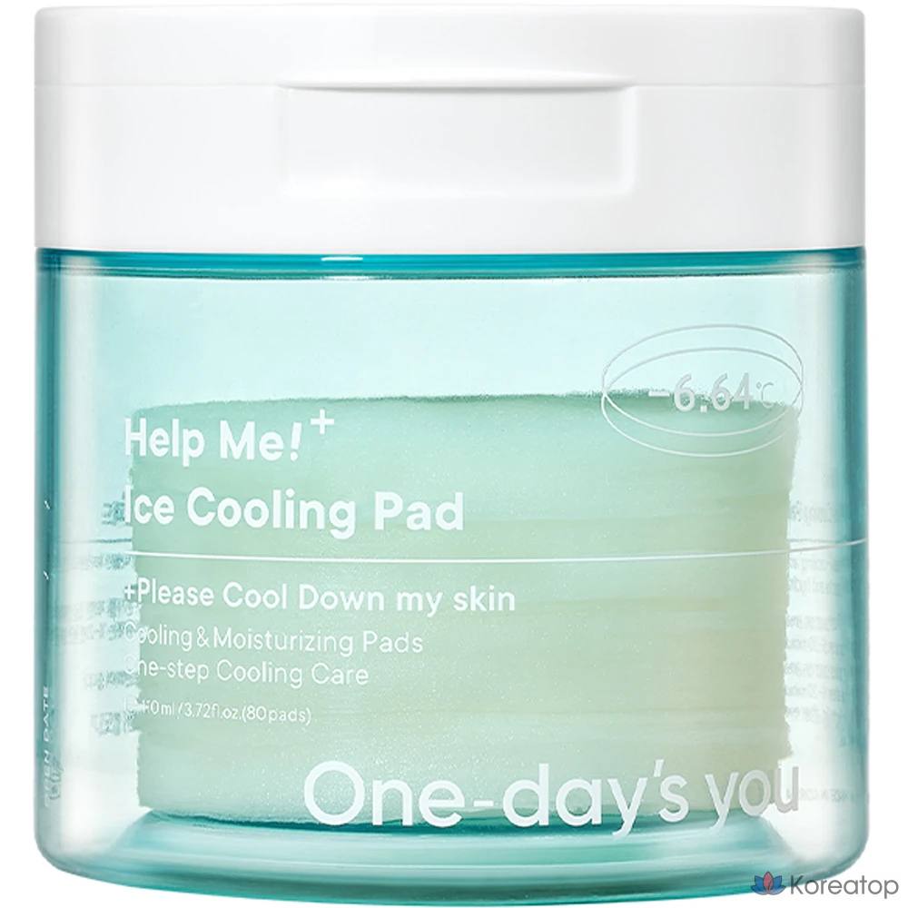 Охлаждающая подушечка One-Day's You «Однажды ты мне поможешь», 80 пенсов, 1 упаковка, 80 листов.