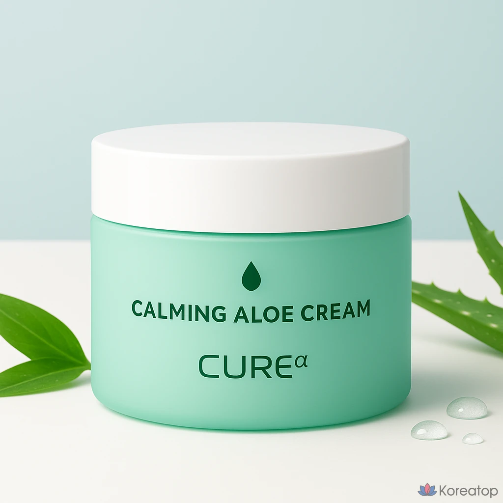 Успокаивающий крем с алоэ вера KIM JEONG MOON Aloe Cure Alpha, 1 шт., 50 г