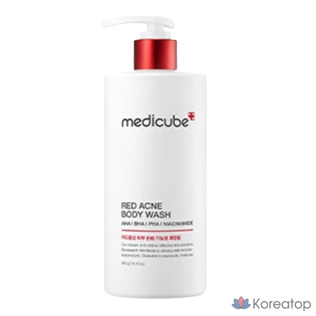 Гель для душа Medicube Red Acne Body Wash 2.0, 1 шт., 400 г