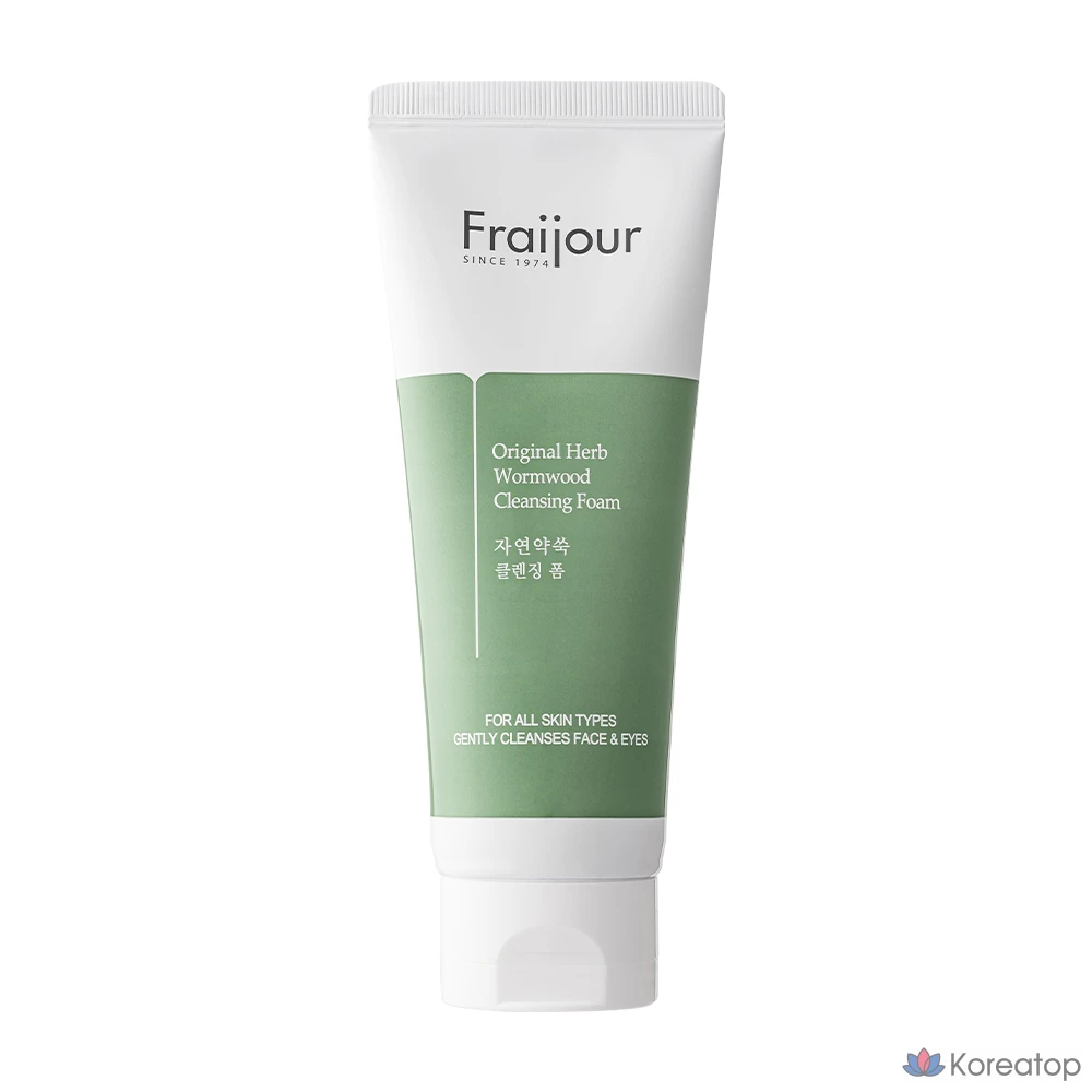 Очищающая пенка Fraijour Original Herb Natural Mugwort Cleansing Foam, 150 мл, 1 шт.