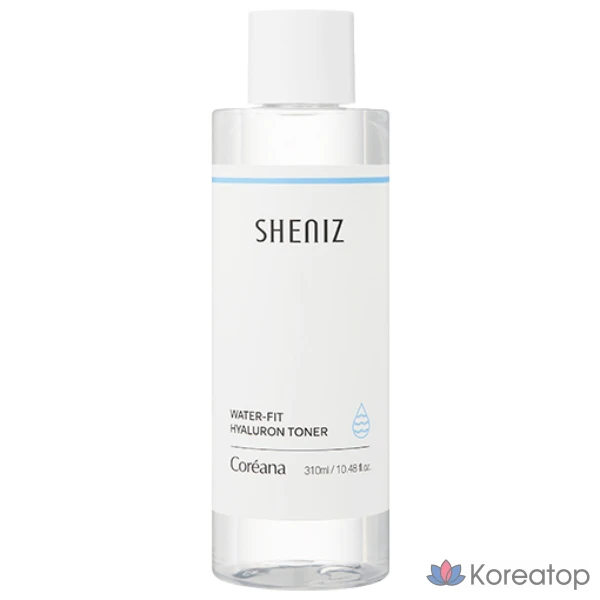 Тоник для лица Coreana Shine Water Fit с гиалуроновой кислотой, 310 мл, 1 шт.