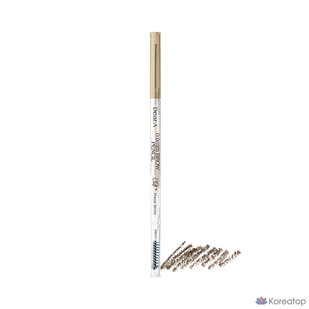 Карандаш для бровей Dear.A 0.9mm Eyebrow, оттенок Peanut Brown, 1 шт.