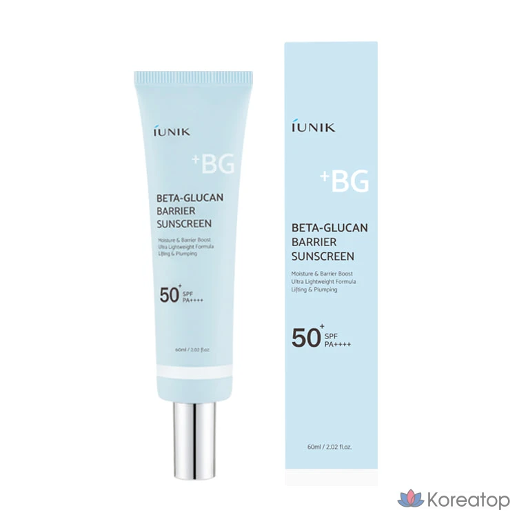 Солнцезащитный крем iUNIK Beta Glucan Barrier, 1 шт., 60 мл