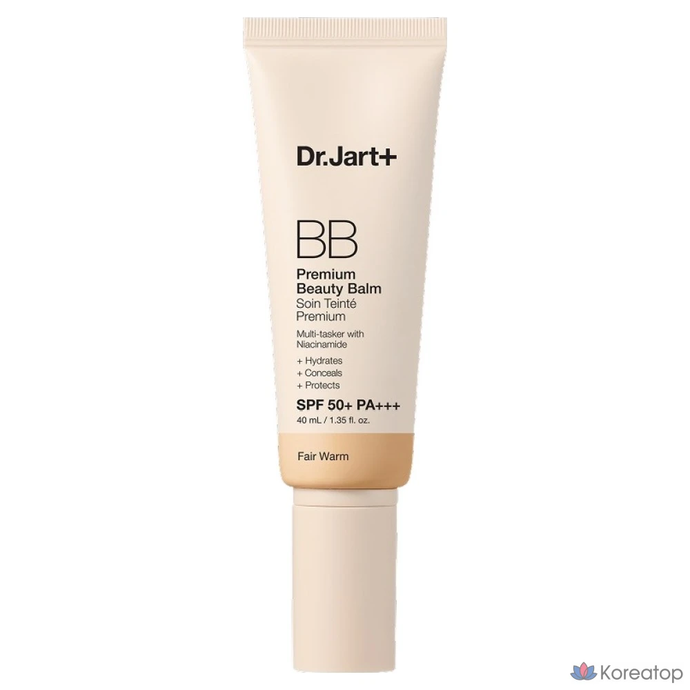 Бальзам для лица Dr. Jart+ Premium Beauty Balm SPF50+ PA+++, оттенок Fair Warm, 40 мл, 1 шт.
