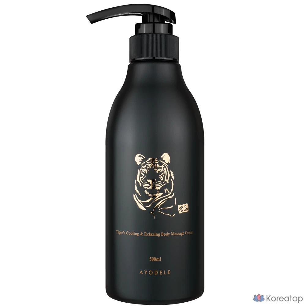 Массажный крем для тела AYODELE Tiger с глюкозамином для восстановления мышц, 500 мл, 1 шт.