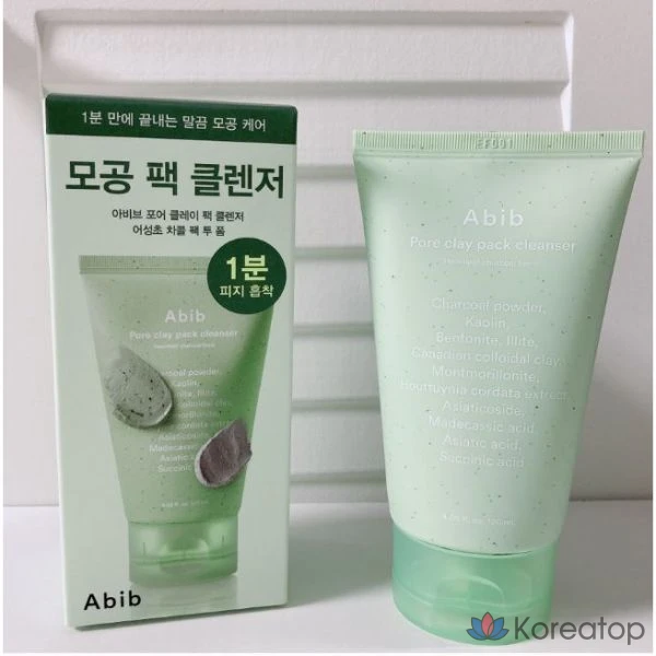 Глиняная маска для очищения пор, Asungcho Charcoal Pack-to-Foam, 120 мл x 1