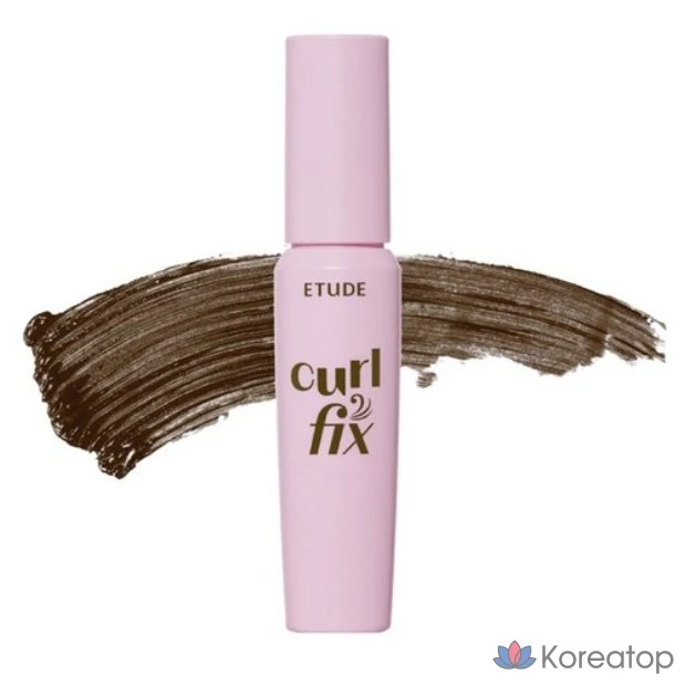 Тушь для ресниц Etude NEW Curl Fix Mascara, 8 г, 02 Коричневый, 1 шт.