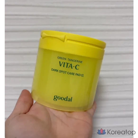 Пэды Goodal Green Tangerine Vita C Dark Spot Care Pad Alpha, 160 мл, 140 шт.