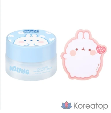 Крем The Face Shop Molang Edition Ultimate Hyaluronic Squalane 1% Cream, 50 мл, 1 шт.