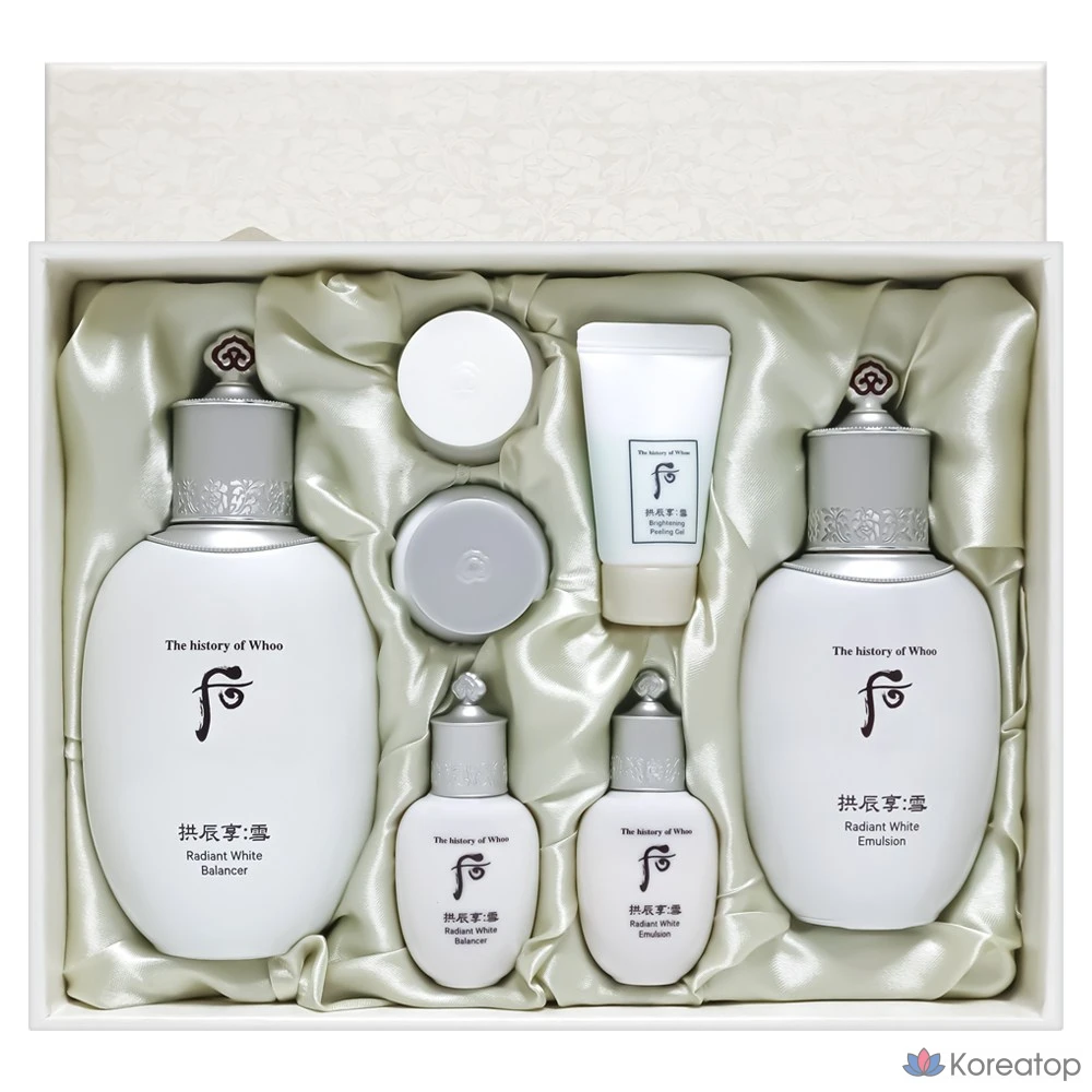 Набор для ухода THE HISTORY OF WHOO Gongjinhyang Seol Whitening 2-piece Set, 1 шт.