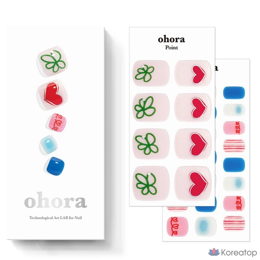 Гель-лак для педикюра Ohora Gel Strip Pedi, оттенок Happy Go Lucky, 1 шт.