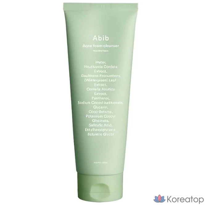 Пенка для умывания Abib от акне с экстрактом хауттуйнии кордаты, 250 мл, 1 шт.
