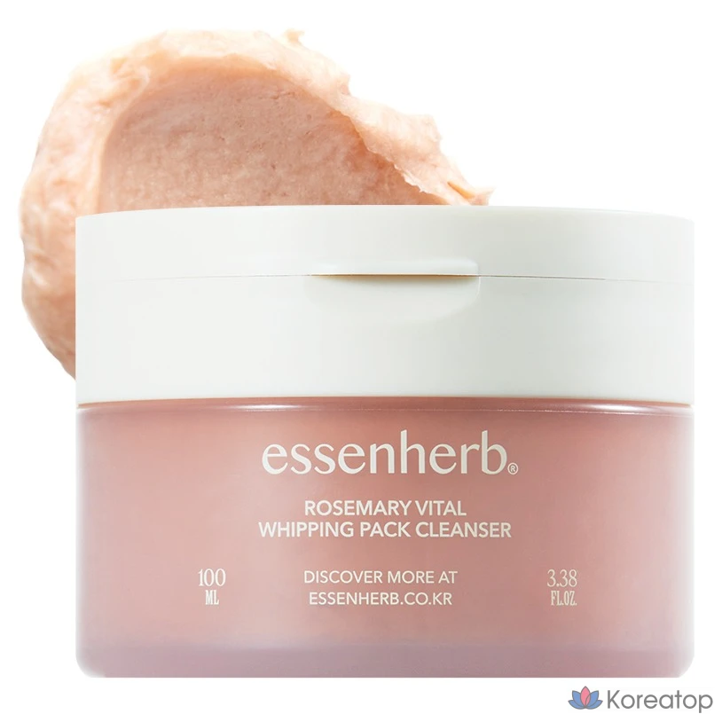 Очищающая маска для лица EssenHerb Rosemary Vital Whipping Pack Cleanser, 1 шт., 100 мл