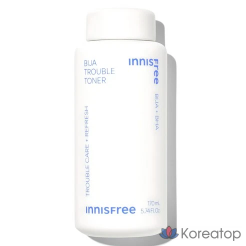 INNISFREE Освежающий тоник с маслом семян торреи и BHA кислотами для проблемной кожи, 170 мл