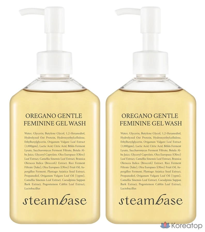 Гель для интимной гигиены Steambase Oregano Gentle Feminine Gel Wash, 200 мл (2 шт.)