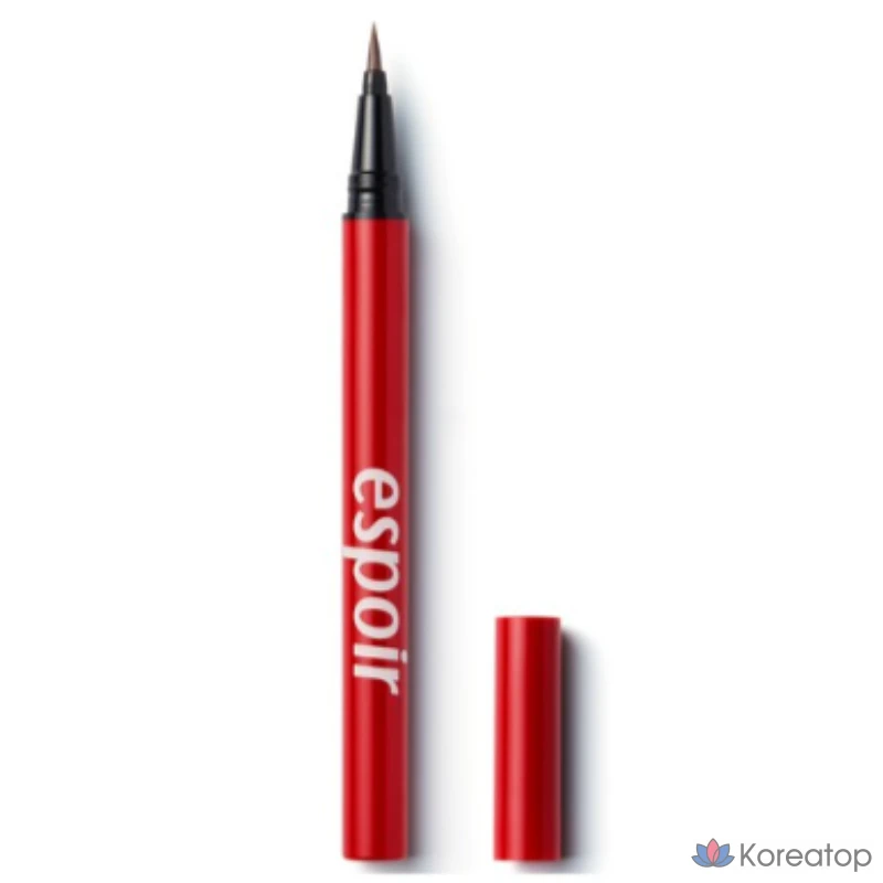 Подводка для глаз Espoir No Merging Brush Eyeliner, оттенок 02 Brown Moody Brown, 1 г, 1 шт.