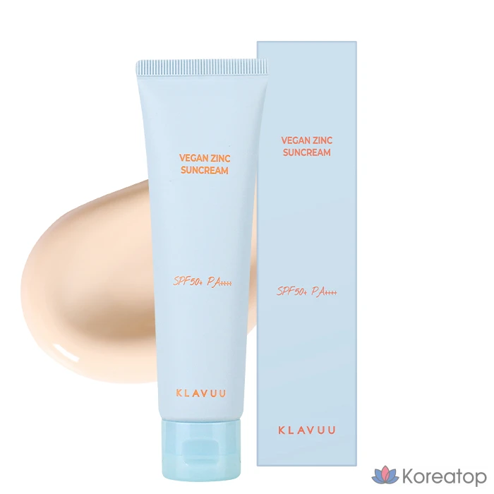 Солнцезащитный крем Klavuu Vegan с цинком SPF50+ PA++++, 50 мл, 1 шт.